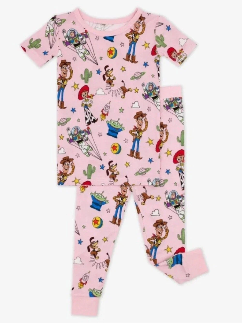 LITTLE SLEEPIES 4t LIKE NEW Toy Story Pink Pjs